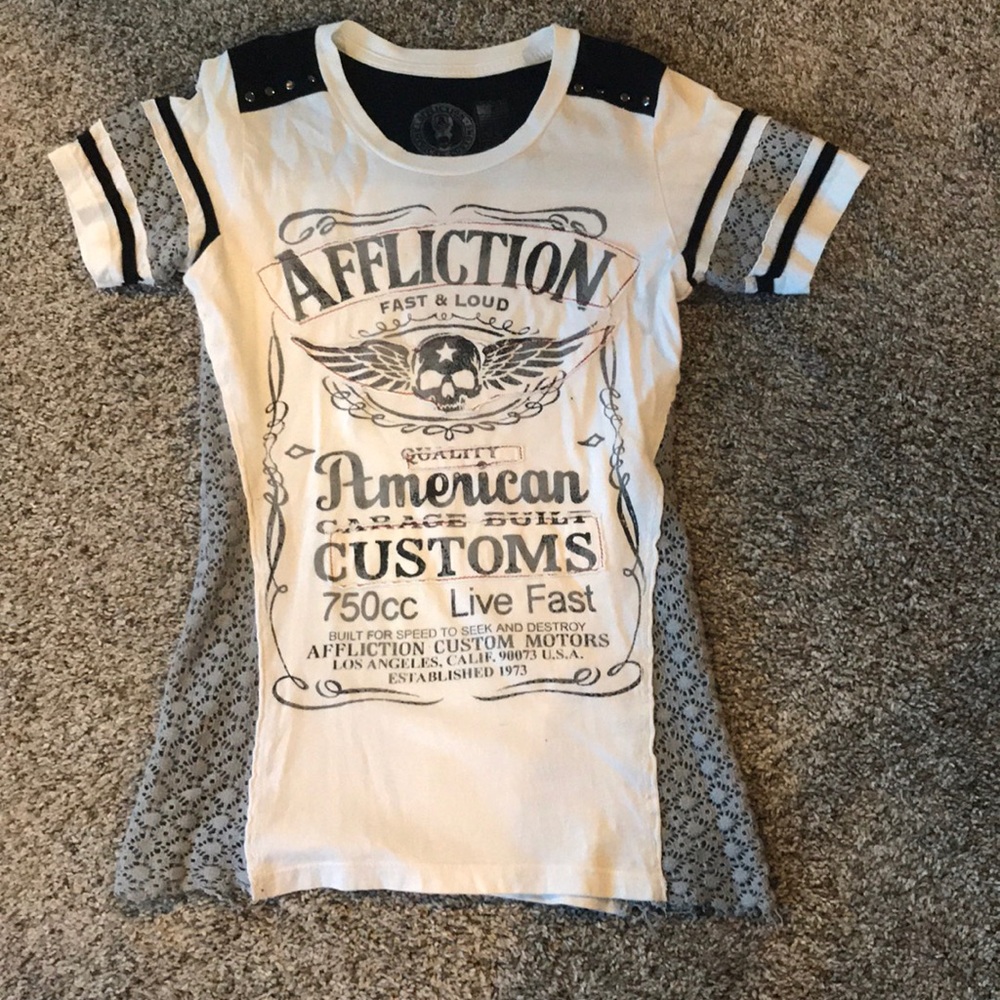 Affliction tee shirt